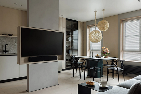 Вместо перегородок: 7 неочевидных способов зонировать гостиную