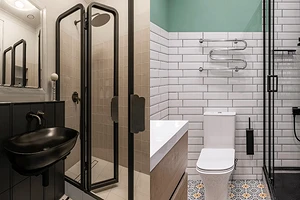 Дизайн интерьера маленькой ванной с душевой: советы по оформлению и 54 фото