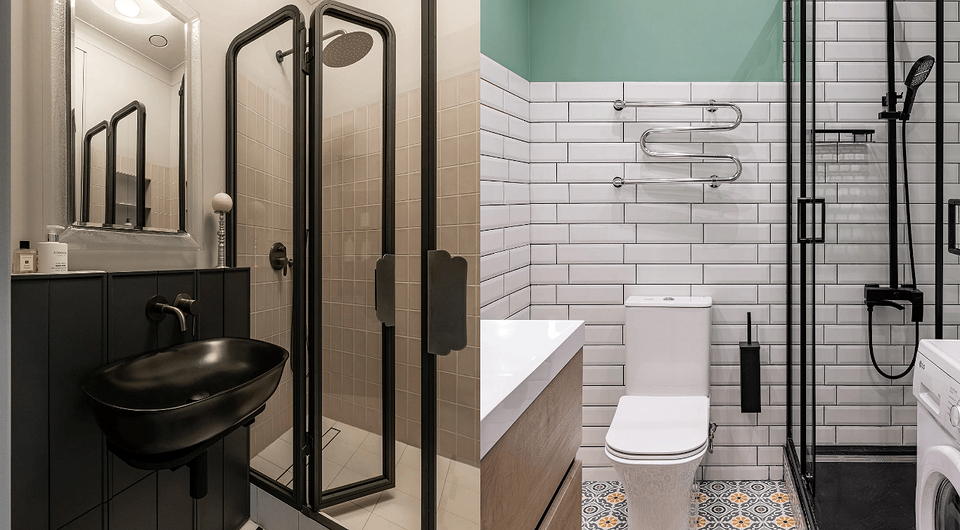 Дизайн интерьера маленькой ванной с душевой: советы по оформлению и 54 фото