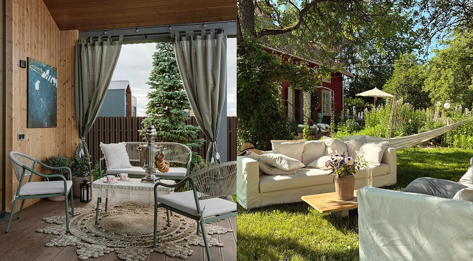 7 идей оформления зоны отдыха на даче к началу сезона