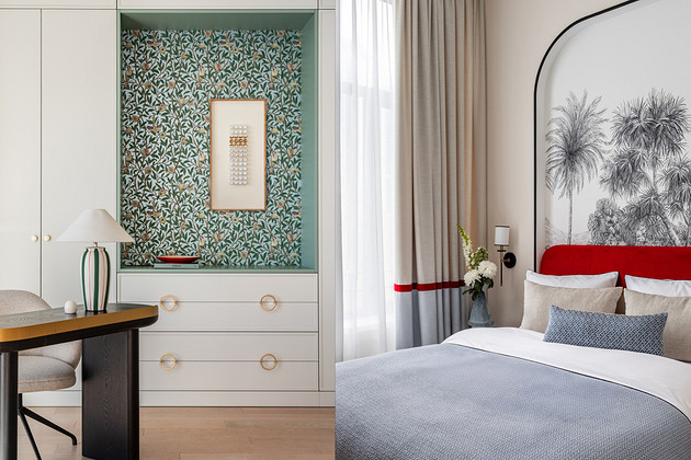 Кроме акцентной стены: 5 необычных идей для применения обоев от дизайнеров