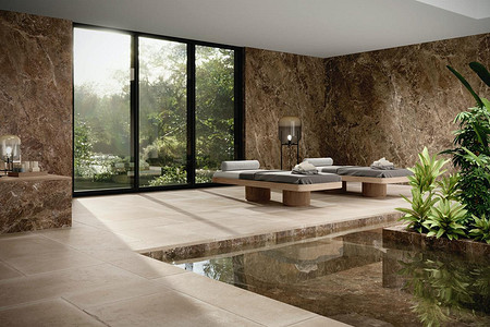 Imperial Brown (Империал Браун): глубина камня в современном интерьере