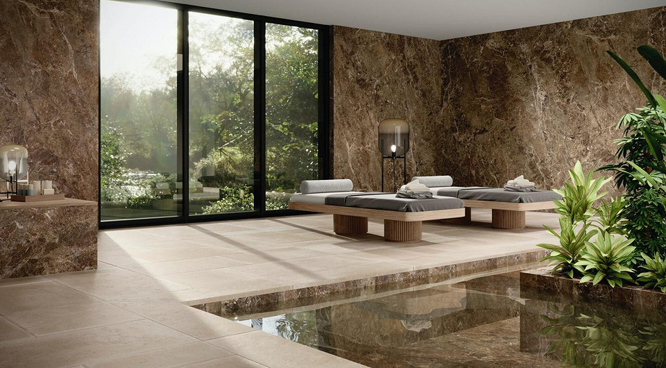 Imperial Brown (Империал Браун): глубина камня в современном интерьере