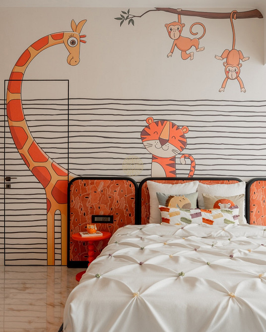 Дизайн интерьера детской для мальчика и девочки: советы по оформлению (73 фото)