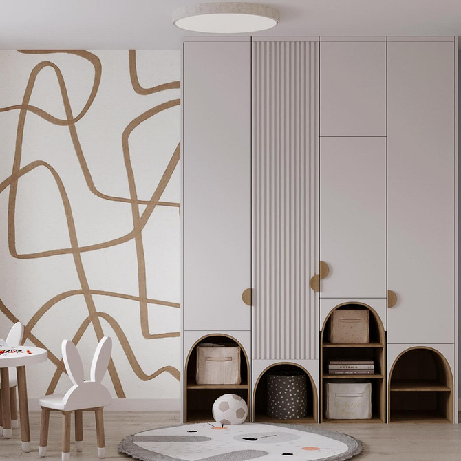 Дизайн интерьера детской для мальчика и девочки: советы по оформлению (73 фото)