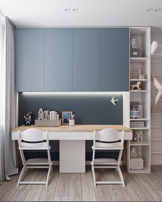Дизайн интерьера детской для мальчика и девочки: советы по оформлению (73 фото)
