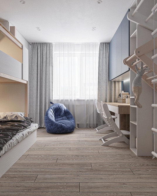 Дизайн интерьера детской для мальчика и девочки: советы по оформлению (73 фото)