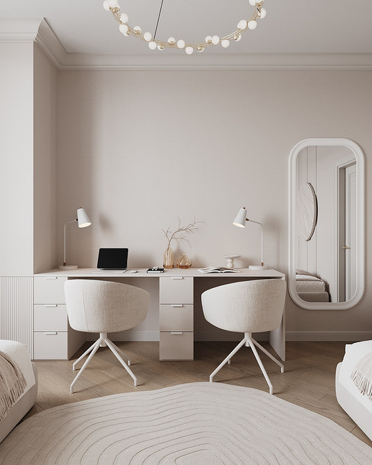 Дизайн интерьера детской для мальчика и девочки: советы по оформлению (73 фото)