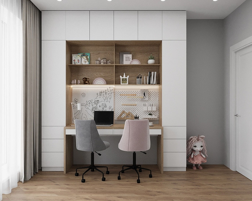 Дизайн интерьера детской для мальчика и девочки: советы по оформлению (73 фото)