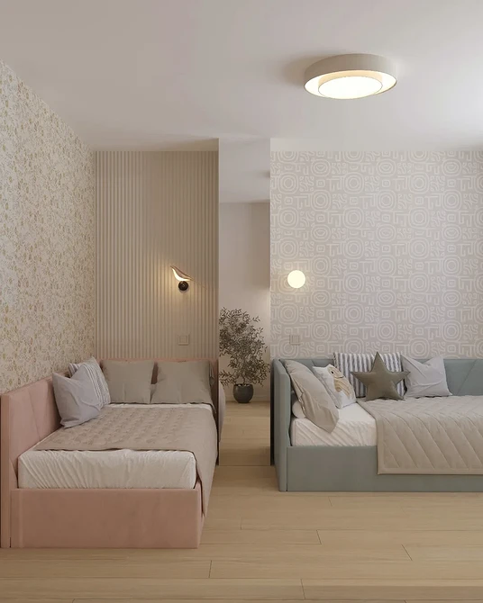 Дизайн интерьера детской для мальчика и девочки: советы по оформлению (73 фото)