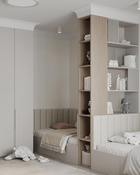 Дизайн интерьера детской для мальчика и девочки: советы по оформлению (73 фото)