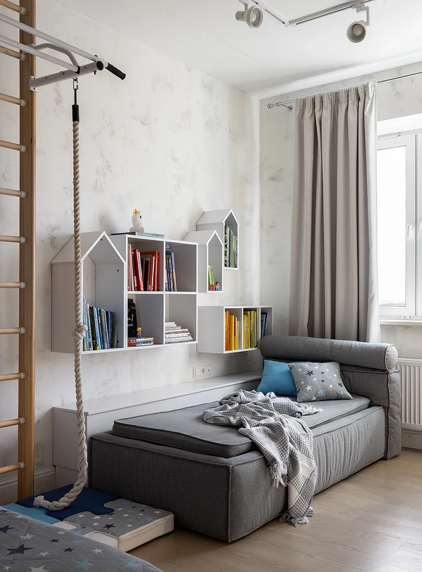 Дизайн интерьера детской для мальчика и девочки: советы по оформлению (73 фото)