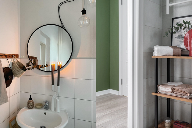 Как организовать хранение в ванной, если нет шкафчика: 7 практичных идей