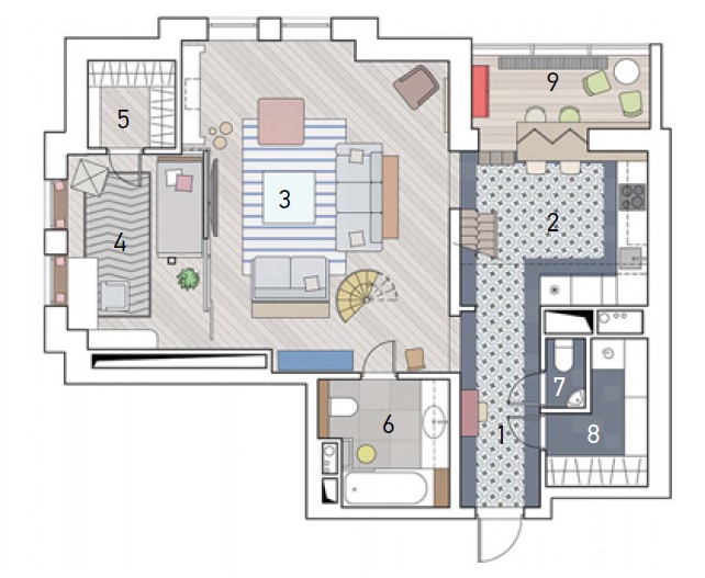Как превратить одноэтажную квартиру в двухэтажную