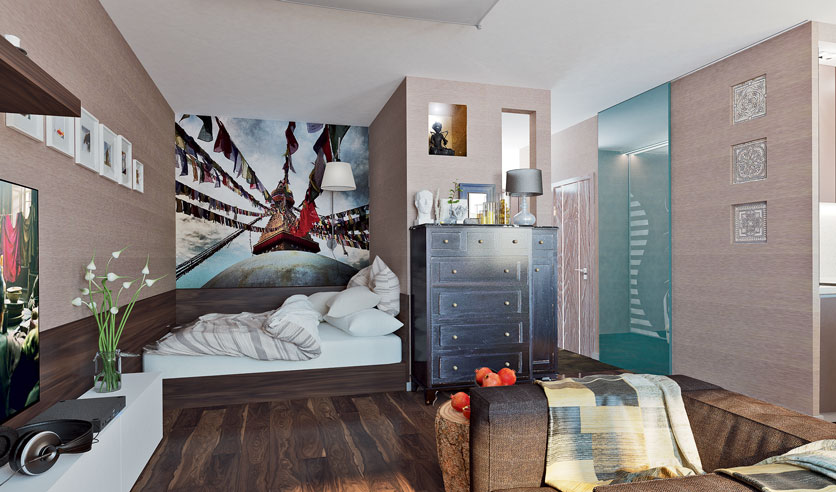 Фотообои в спальне: 15 оригинальных дизайнерских решений