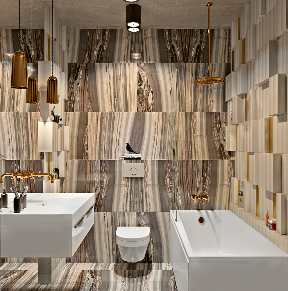 12 дизайн-проектов ванных комнат