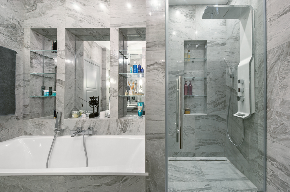 Серый цвет в интерьере ванной: 10 стильных сочетаний