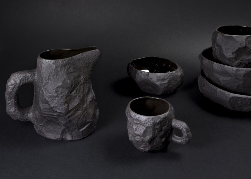 Коллекция Black Basalt. Дизайн: Max Lamb Коллекция Black Basalt. Дизайн: Max Lamb