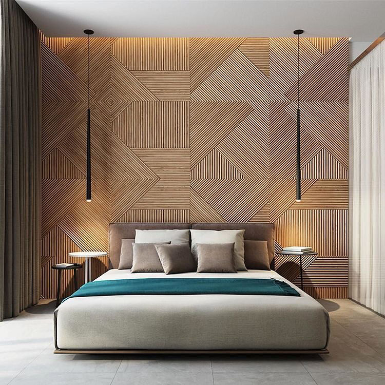 деревянные панели из натурального дерева для отделки стен в интерьере дизайн декор