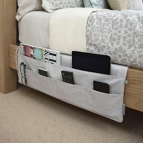идея хранения в маленькой спальне фото рганайзер на кровать в спальне