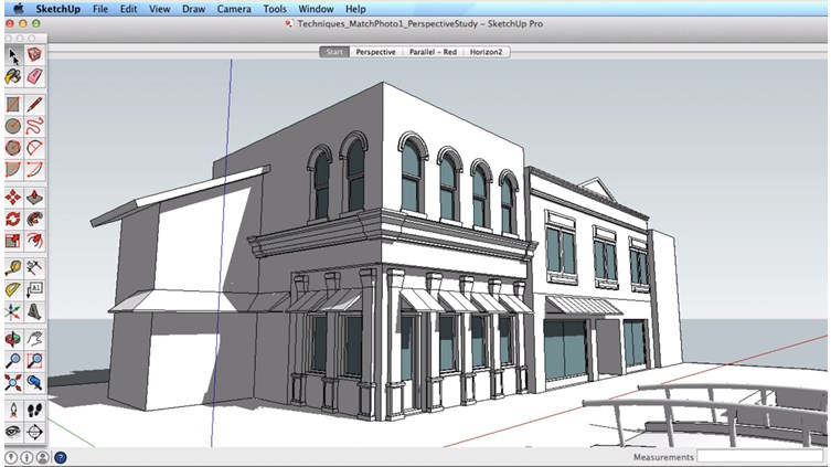 Работа в программе Google SketchUp