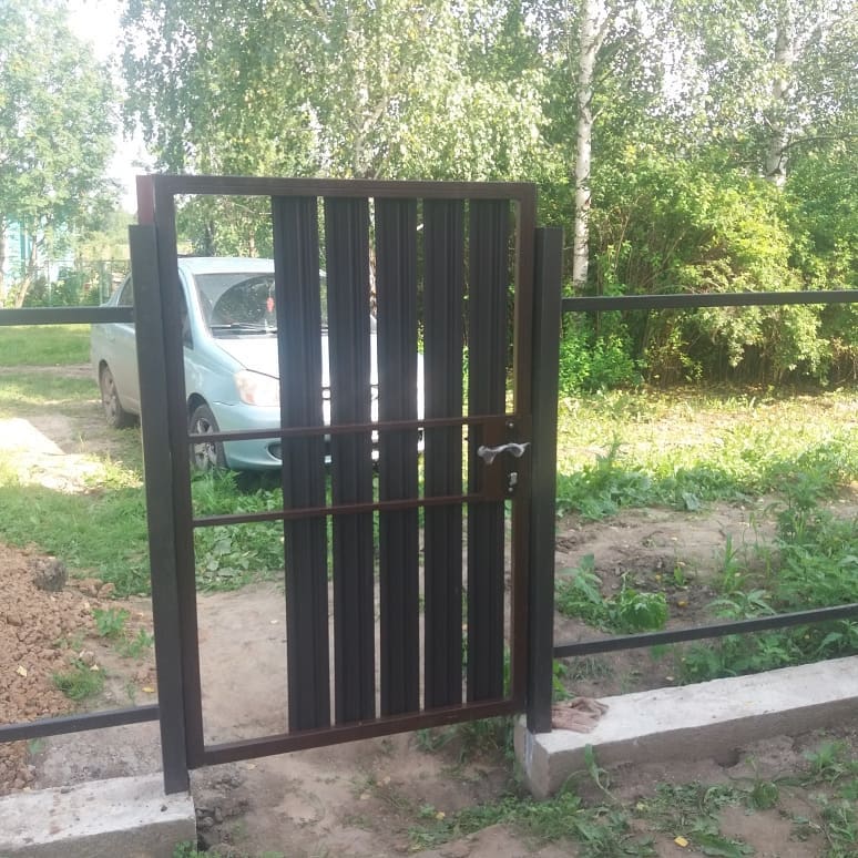 Монтаж распашных ворота Монтаж распашных ворот